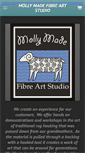 Mobile Screenshot of mollymadefibreart.com